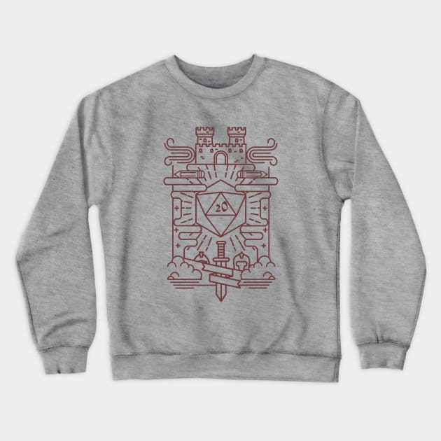 Whimsical RPG Crewneck Sweatshirt by artlahdesigns